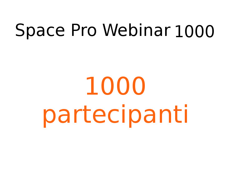 Add-On Webinar 1000 per Collaborate SPACE Pro  - visualizza la scheda