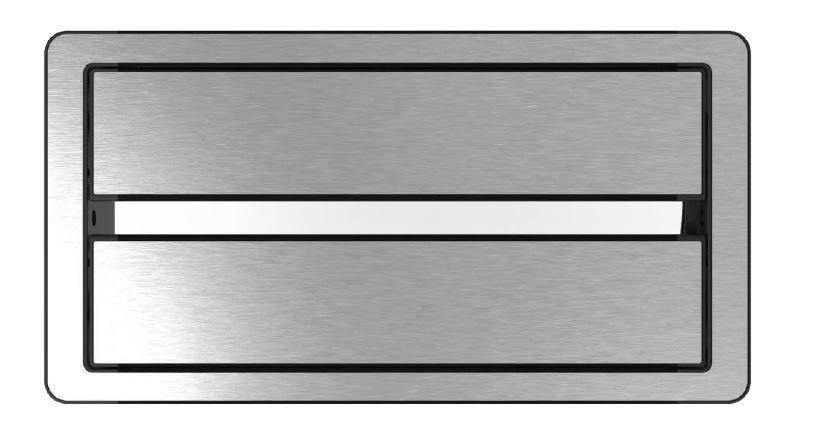 Scatola WINGS Premium per box Underdesk 3, colorazione nero-alluminio - visualizza la scheda