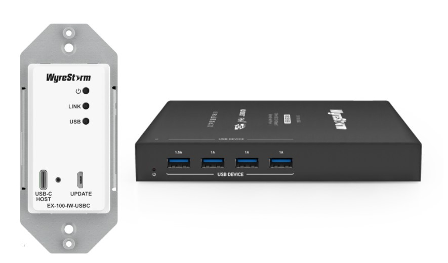 Extender da parete HDbaseT USB-C 100m - visualizza la scheda