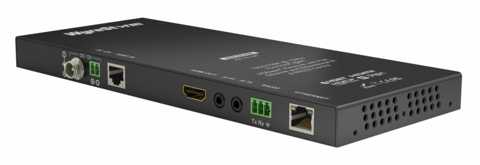 Ricevitore HDBaseT, 4K UHD 70m/FullHD 100 m - HDMI, POH, IR, RS-232 - visualizza la scheda