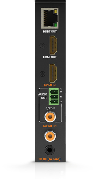 Scheda per matrice modulare H2X, HDMI e audio digitale-HDbaseT, 4K con uscita audio analogica e digitale - visualizza la scheda