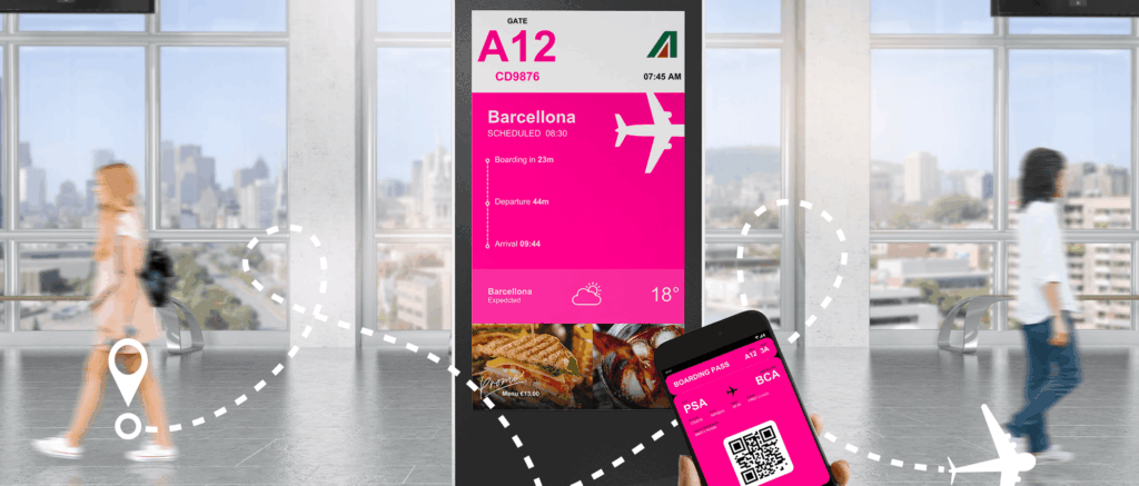 banner QR livesignage